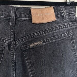 Calvin Klein vintage high waisted black jeans size 8